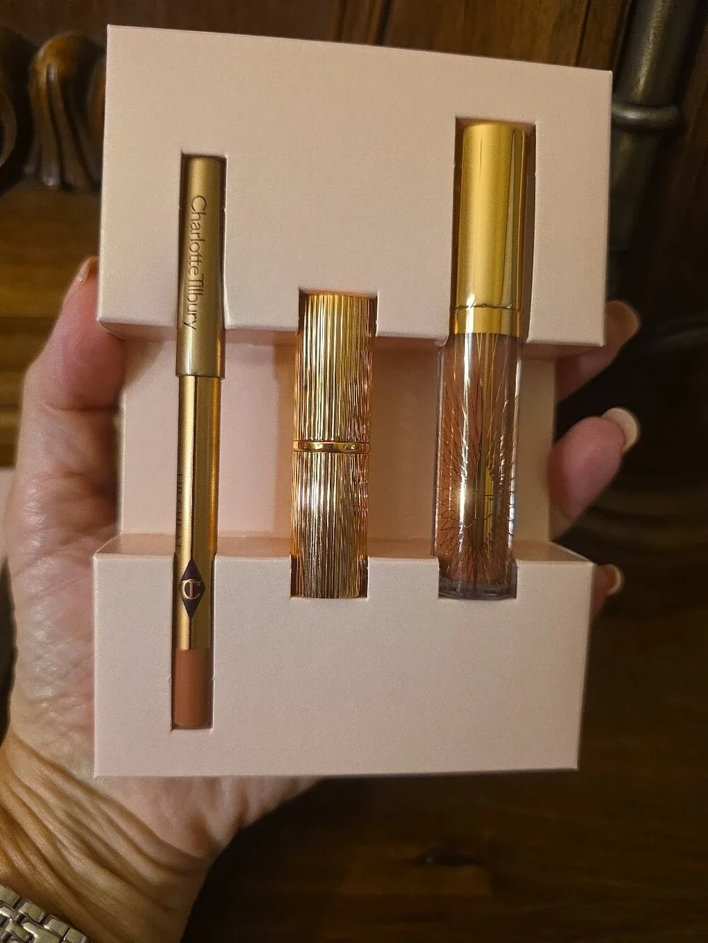 Charlotte Tilbury Pillow Talk Iconic Mini Lip Kit--NIB